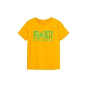 Peek Kids Prodigy T-Shirt Boys 12 Yellow Graphic Short Sleeve Pullover JDM1240